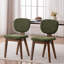 Chaises d'appoint rembourrées avec pieds en bois massif-142459877-142459881