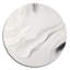 Blanc et gris ondulations de pierre V - art mural rond en marbre abstrait-88627942