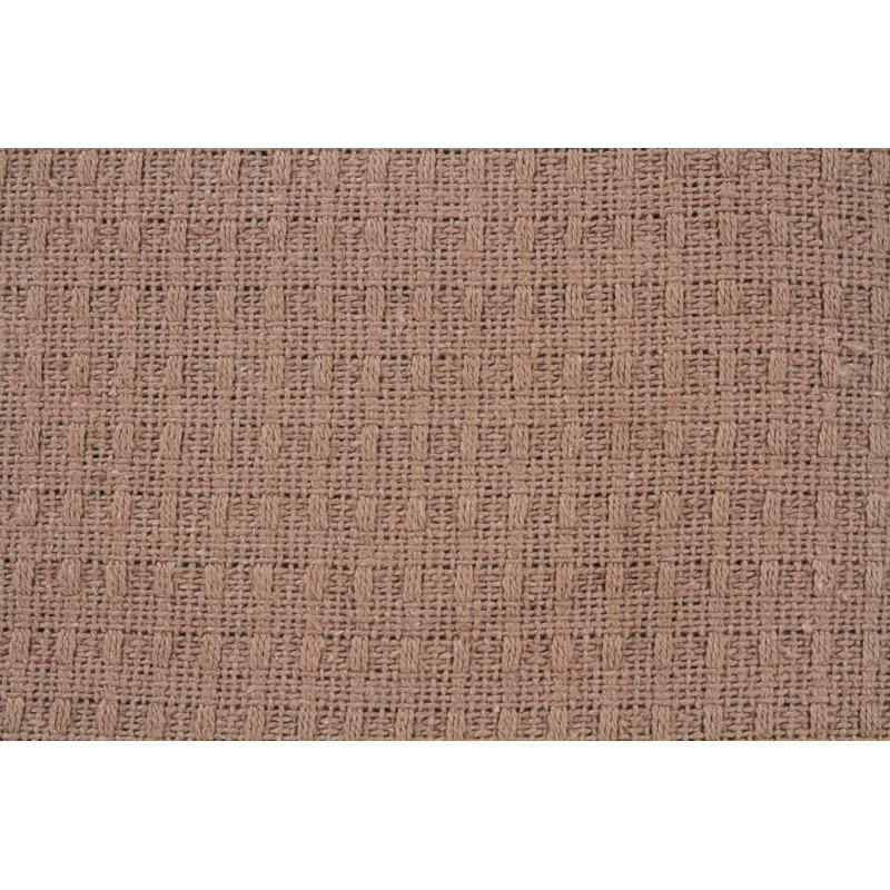 Couverture 100% coton Ariza Sleep, Taupe, Très grand