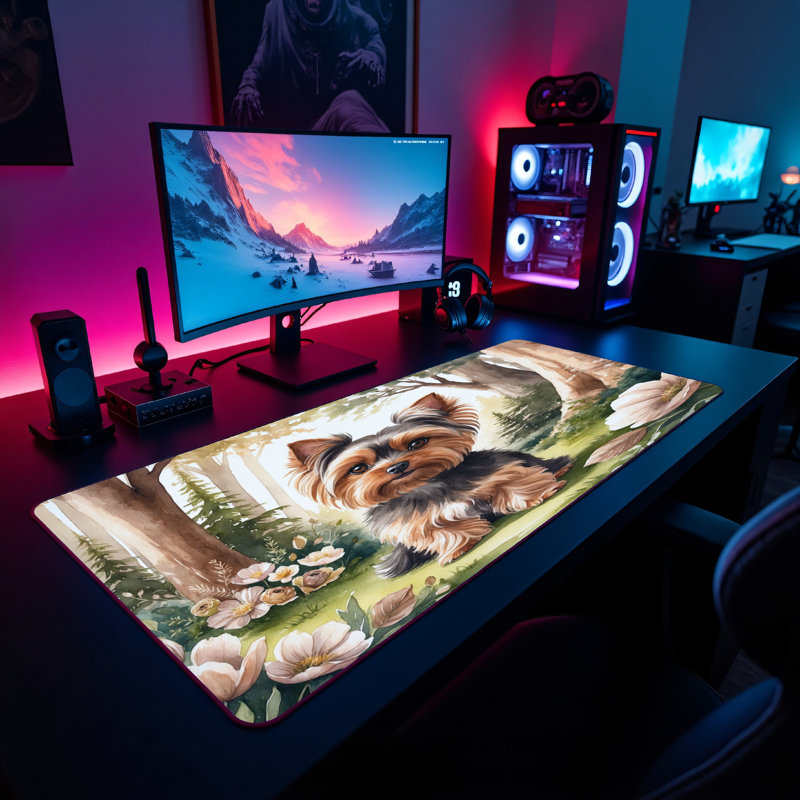 Polyester Desk Pad, 23.6x13.8