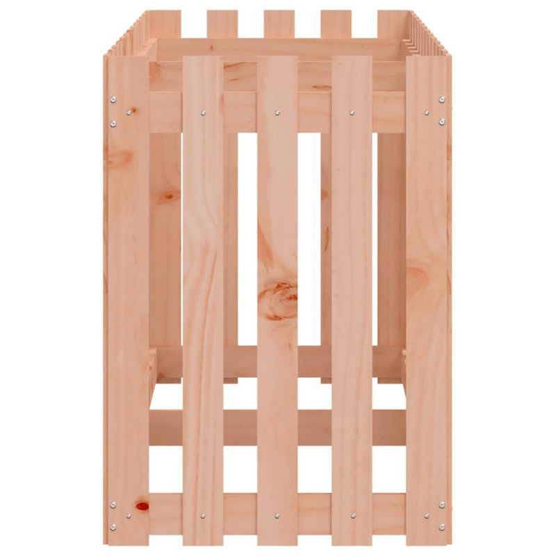 Boîte à fleurs d'extérieur vidaXL, Brun-rouge, H 27,6 po x l 39,4 po x P 19,7 po