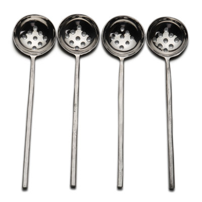 Aylmer INOX Artisans Jason Nascent Steel Olive Spoon 4 Pcs. Set