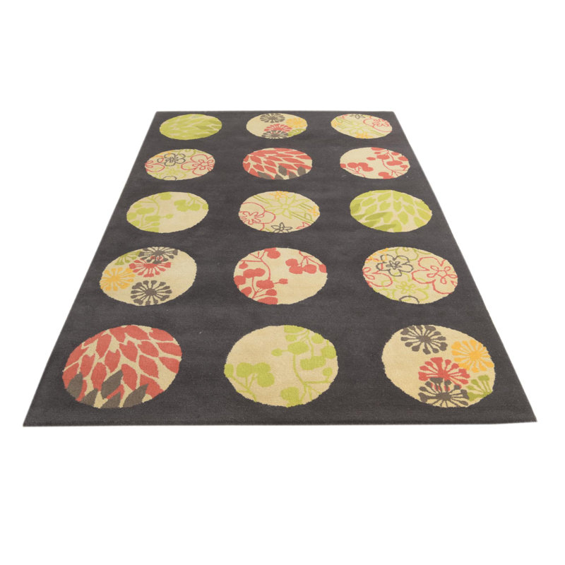Tapis noir 5 x 8