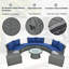 Ensemble de 10 canapés modulaires d'extérieur-626160573