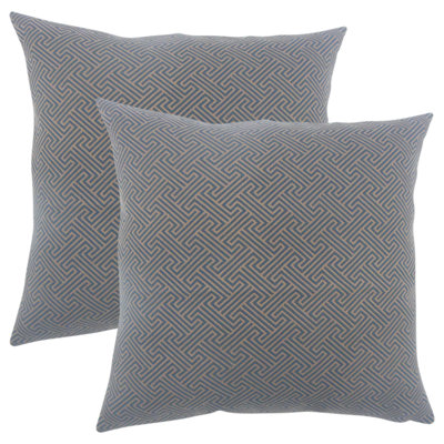  Geometric Cotton Throw Pillow