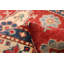 Tapis de couloir unique en laine noué à la main nouvel âge 2 pi 10 po x 11 pi 1 po crème / bleu marine foncé / rouge foncé Aarib