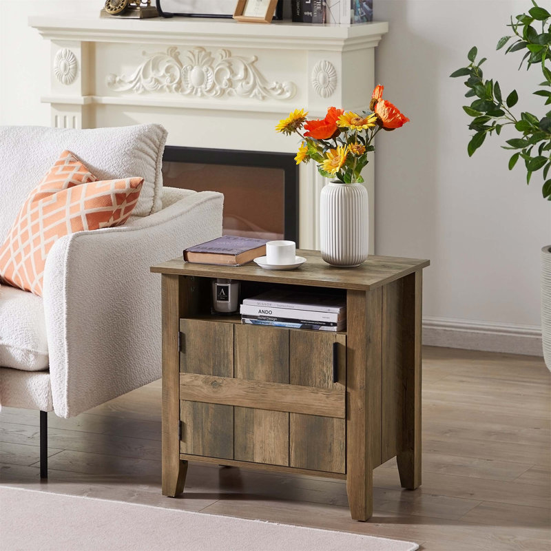 Table de bout moderne, Beige