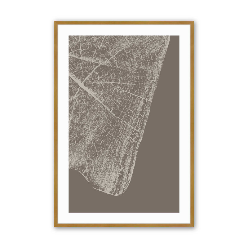 «Timeless Grains I Print», H 37,25 po x l 25,25 po, Doré
