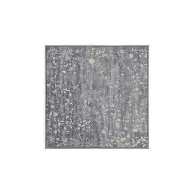 Machine Washable Gray Area Rug