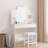 vidaXL Dressing Table with Mirror Storage Makeup Vanity Table Desk Furniture-583403736