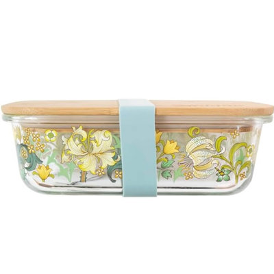 Portico Design William Morris Golden Lily Glass Lunchbox