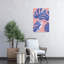 «Tropical Blue Monstera», impression d'art moderne et minimaliste-129718060