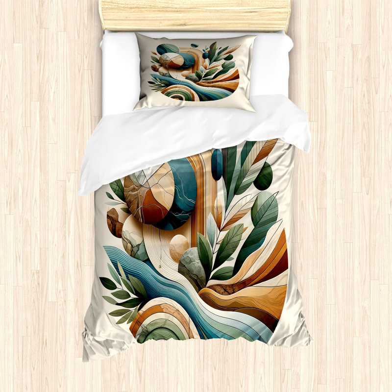 Monstera Duvet Cover, Twin Duvet Cover + 1 Standard Shams