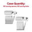 Ensemble de couverts de service jetables en plastique argenté - 150 paires