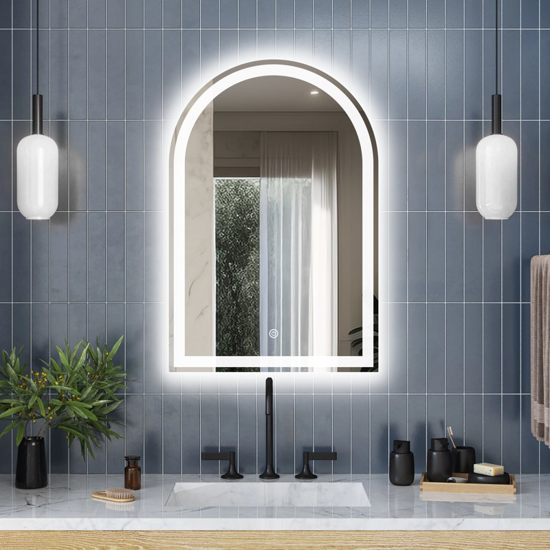 Miroir de salle de bain sans cadre