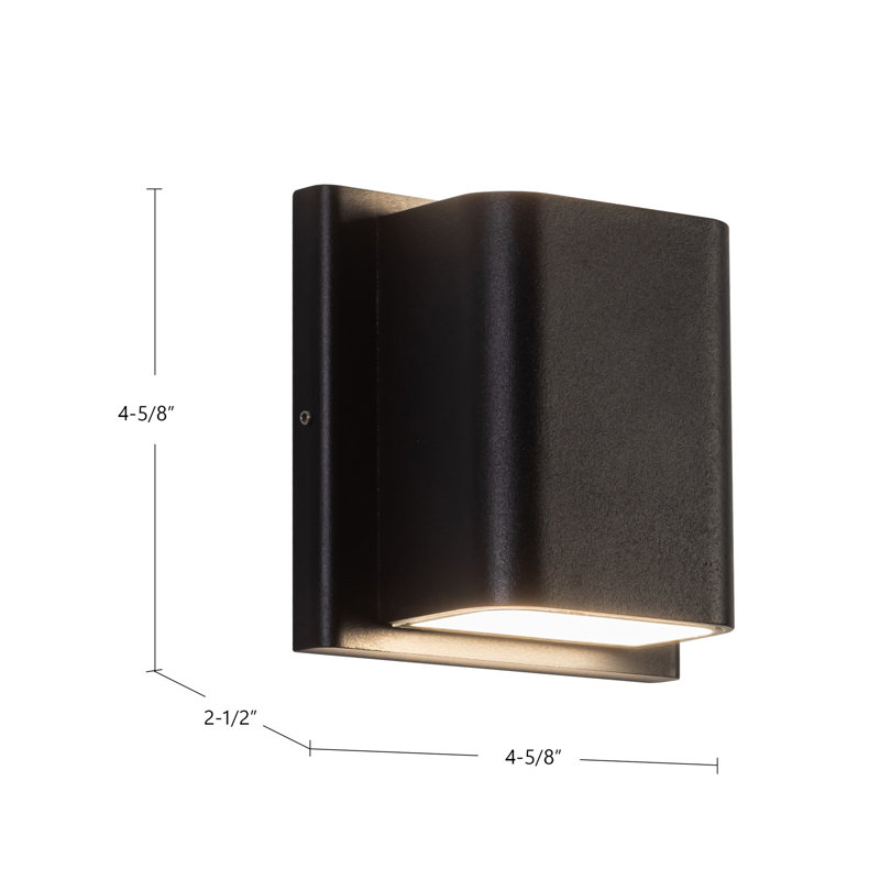 Tolan LED Outdoor Sconce, Black