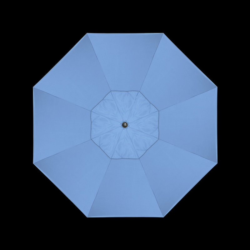 Mira 9' Market Sunbrella® Umbrella, Canvas Air Blue Sunbrella® Canvas