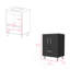 Meuble-lavabo simple Mayora, noir-702201309