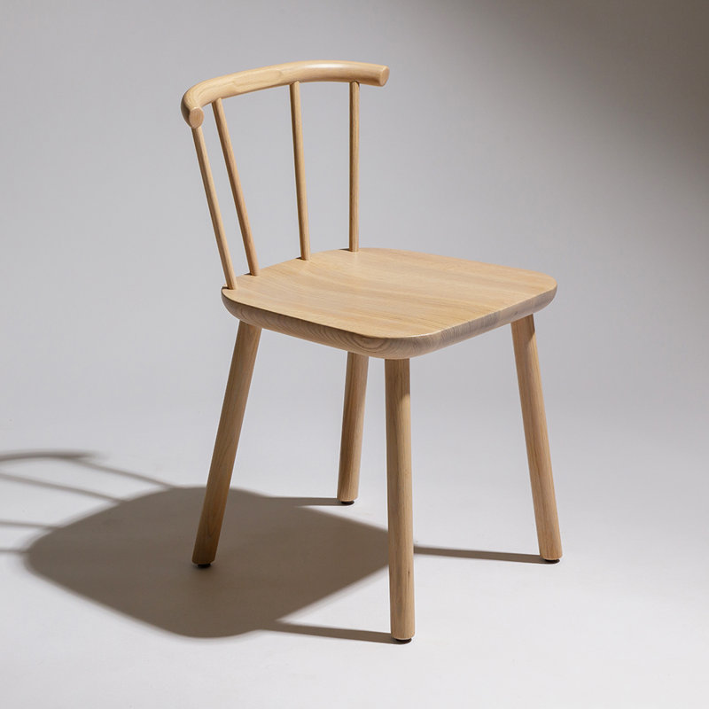 Studio Solid Wood Dining Chair, Oak Nature