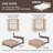 Bedsure Corduroy Pattern Quilt Set-102515706-102515709