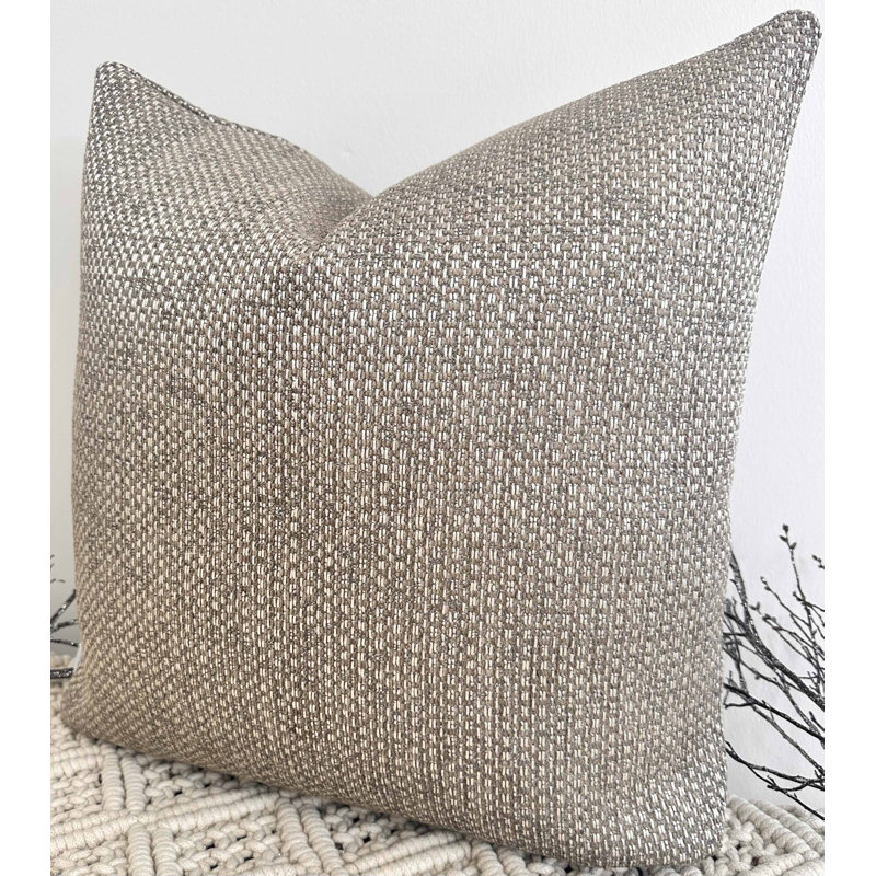 Abstract Brown Square Cushion Cover