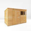 Mercia 10 x 6ft Overlap Pent Shed-2020568119
