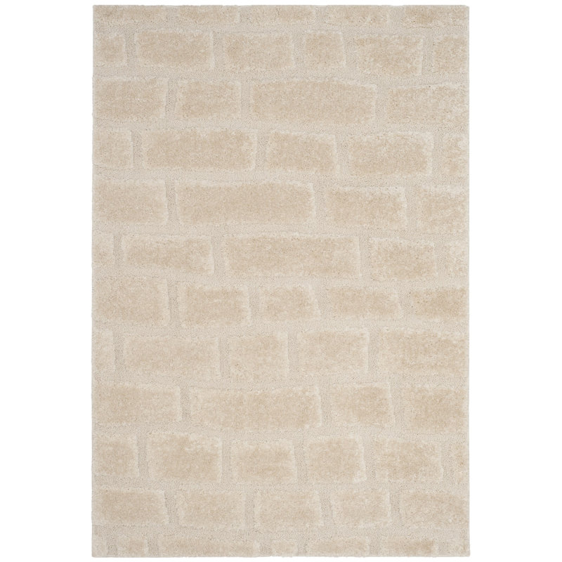 Eisley Shag Performance Solid Color Rug, Rectangle 5'1" x 7'6"