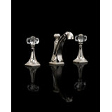 Gemstone Widespread Bathroom Faucet with Drain Assembly