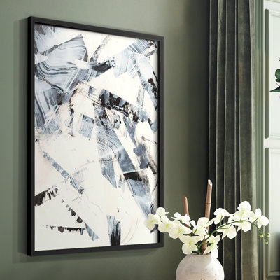 Fractured Ice I Framed Print - Solid Wood