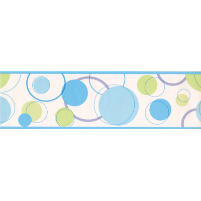 Cercles abstraits, bordure murale