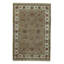 Wool Oriental Area Rug in Tan/Light Blue