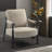Boucle Accent Lounge Chair Plush Modern Armchair-1711629132