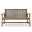 Causeuse Hampton Wood + Wicker