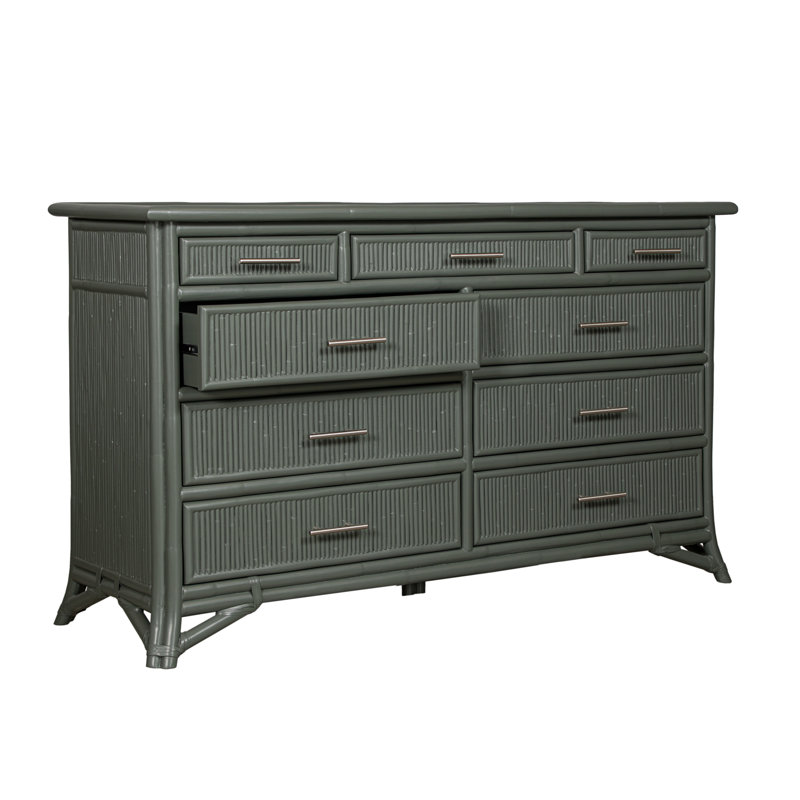 Bermuda 9 - Drawer Dresser, Evergreen