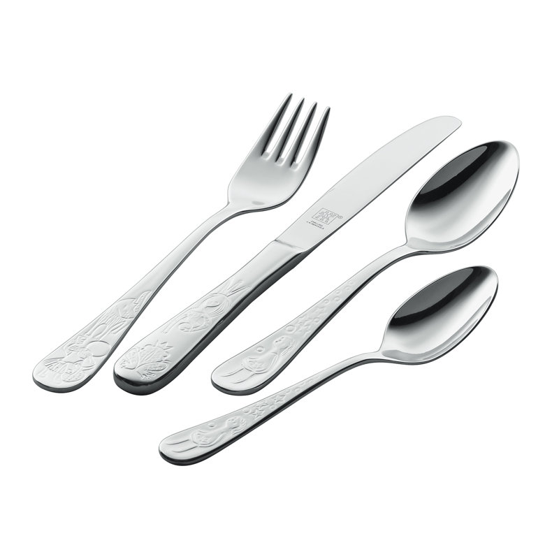 Children's Flatware Set Grimm's Fairy Tales, 18/10 Children's Flatware Set, 4-Pc