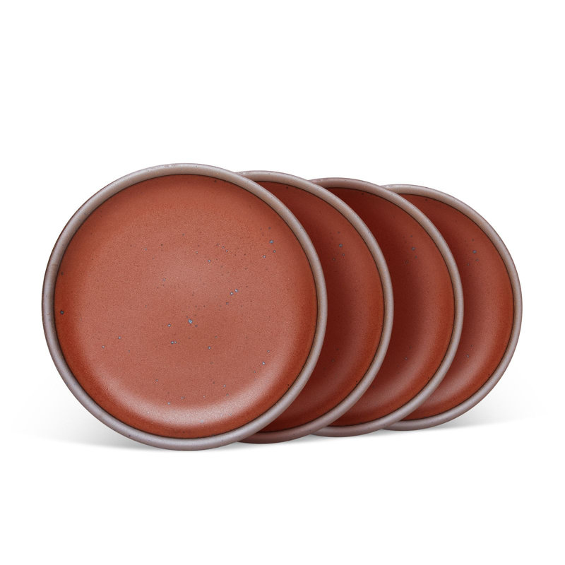 Side Plate - Set of 4, Red