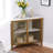 Kempst Corner End Table Shelf, 3-Tier Display Shelves with Protection Door, Metal Frame Storage Cabinet Org-1064448468