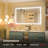 Adorna Frameless LED Lighted Bathroom / Vanity Mirror with Brightness Adjustable, Memory Function, Anti-fog-112492645