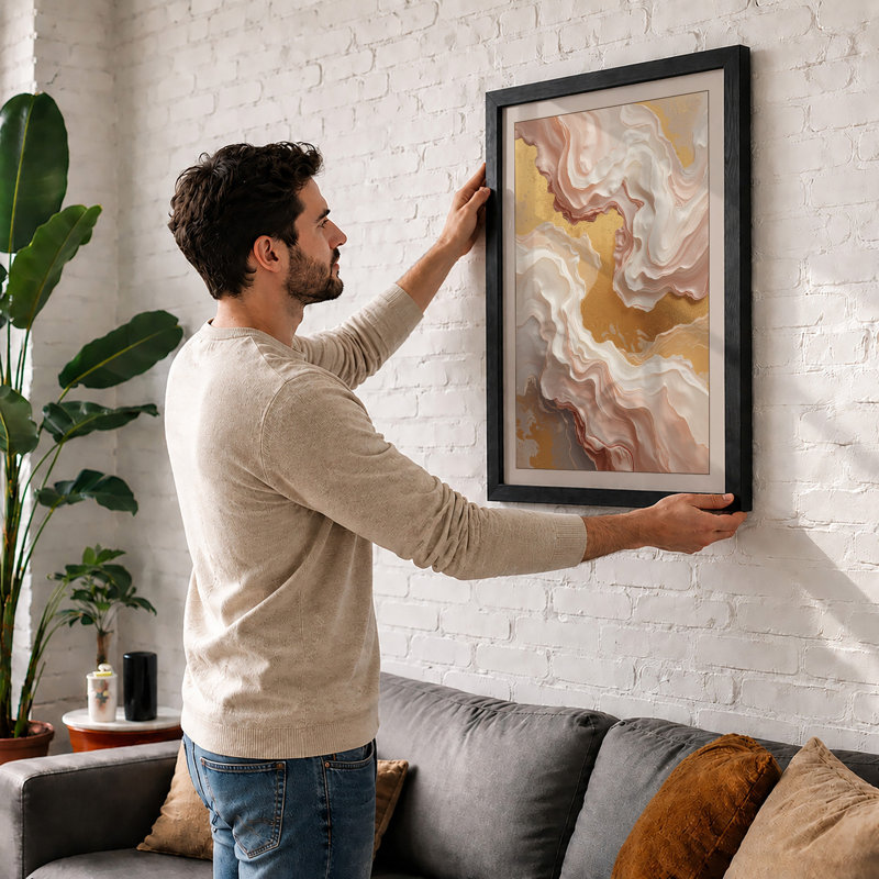 Organic Flow Minimalist - Print, Unframed, A3 - 42.0 x 29.7 cm