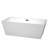 Sara 67'' x 32'' Soaking Acrylic Bathtub-50480641