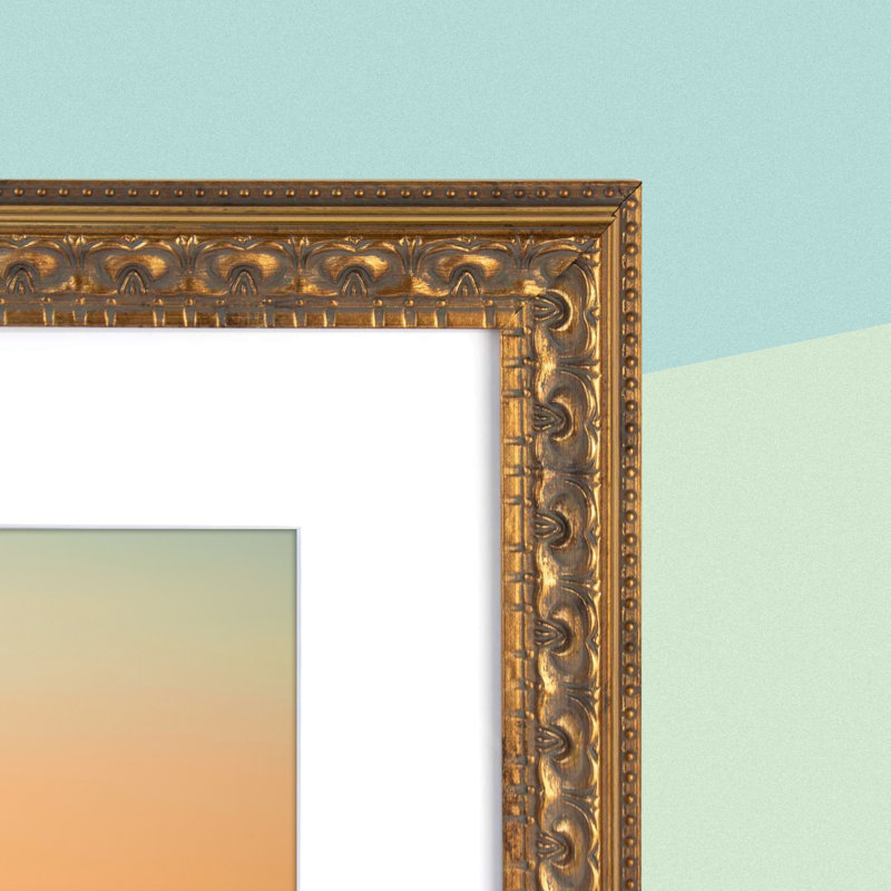Padro Brown Matte Picture Frame with Mat