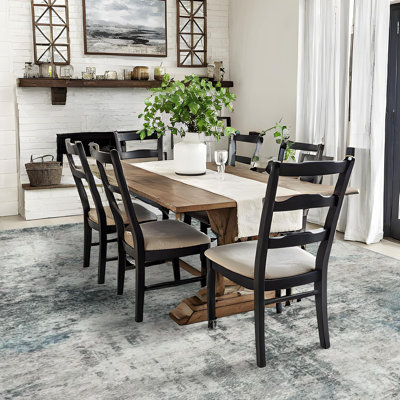 Willington Abstract Gray/Blue Rug