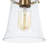 Strasburg 3-Light Seeded Glass Semi Flush Mount