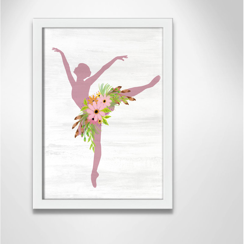 Ballet toute la journée 3, H 14 po x l 11 po x P 1,19 po, Encadré de boîte blanc