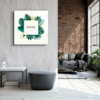 Superbe peinture décorative en verre trempé 23,6 po x 23,6 po | 100% verre trempé, épaisseur: 0,16 pouce | Impression UV pour des couleurs éclatantes | Art mural parfait pour la décoration de la maison ou du bureau, design moderne et élégant