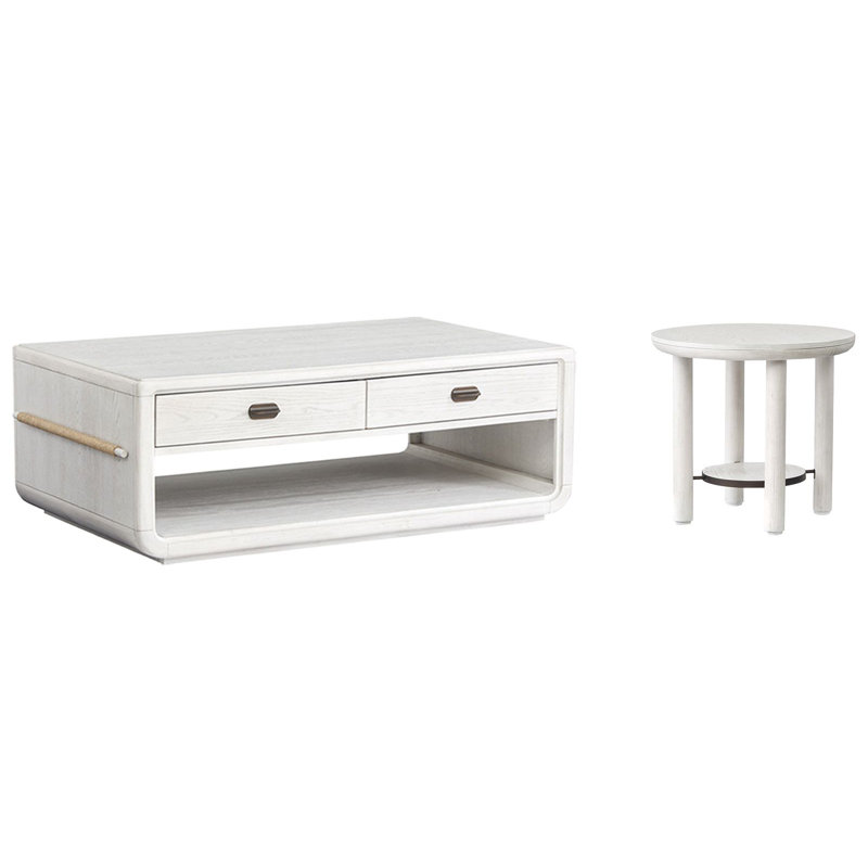 Table basse Regulski, 2 pièces: table basse, table de bout