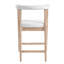 Tabouret de comptoir avec dossier Mid-Century de 25 po Nordica-2113956278