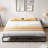 Low Bed Frame King Size, 10 Inch Heavy Duty Metal Platform King Bed Frame with Arch Design, Easy Assembly, Strong Bearing Capacity, Under Bed Storage, No Box Spring Needed-210603593