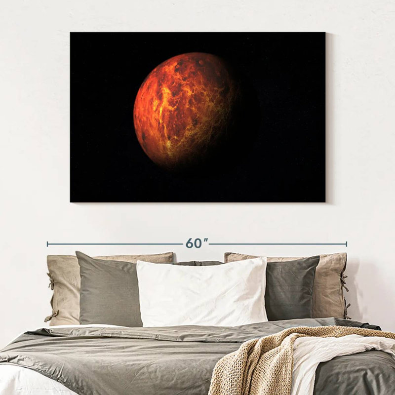 Oberle Planet Mars, 34" H x 51" W