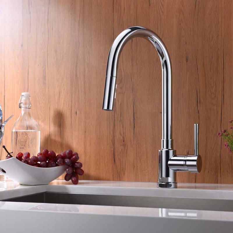 OAKLAND Pull Down Kitchen Faucet, Chrome